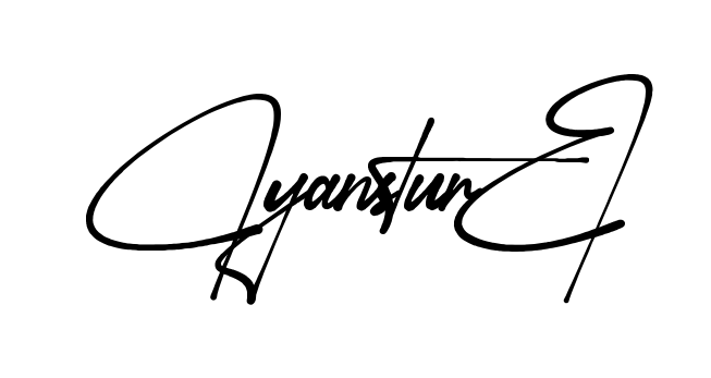 Cyan Signature signature without background preview