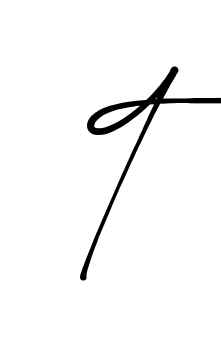 F signature without background preview