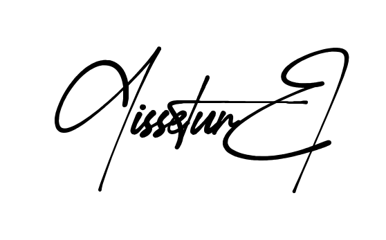Gissel Signature signature without background preview