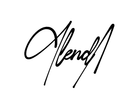 Glenda signature without background preview