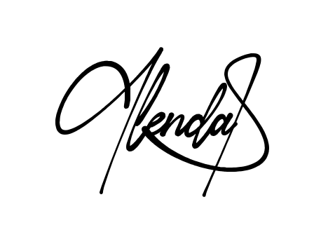 Glenda S signature without background preview