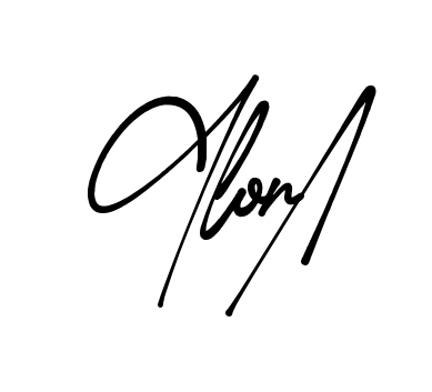 Glora signature without background preview