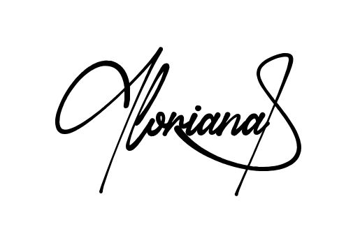 Gloriana S signature without background preview