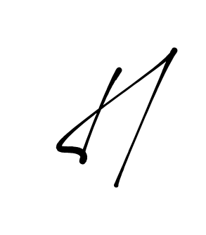 H signature without background preview