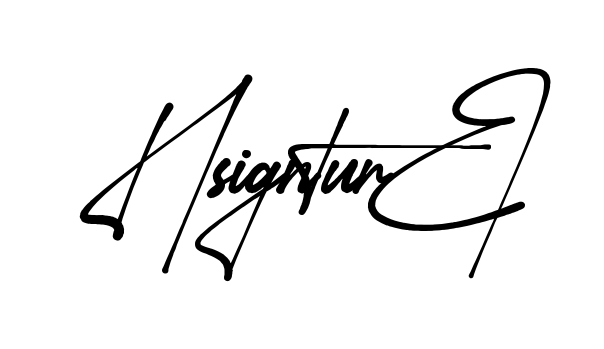 H Signature signature without background preview