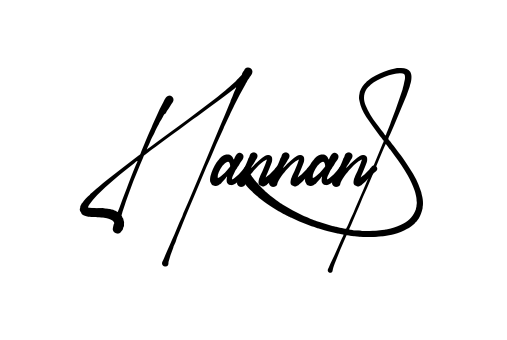 Hannan S signature without background preview