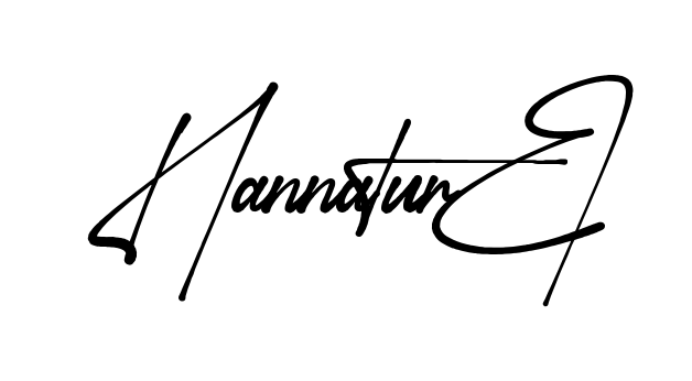 Hannan Signature signature without background preview