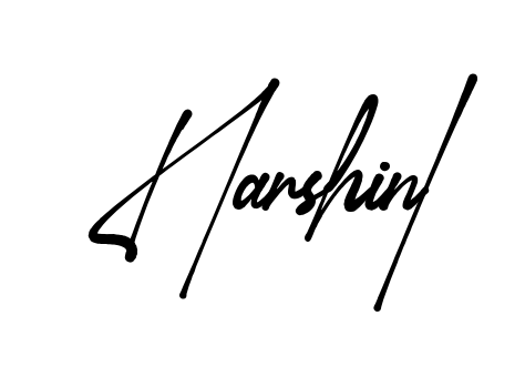 Harshini signature without background preview