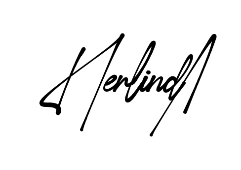 Herlinda signature without background preview