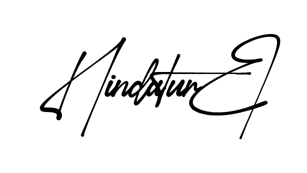 Hinda Signature signature without background preview