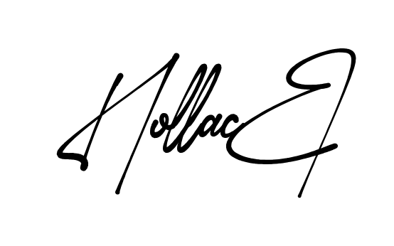 Hollace signature without background preview