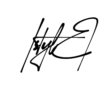 I Style signature without background preview