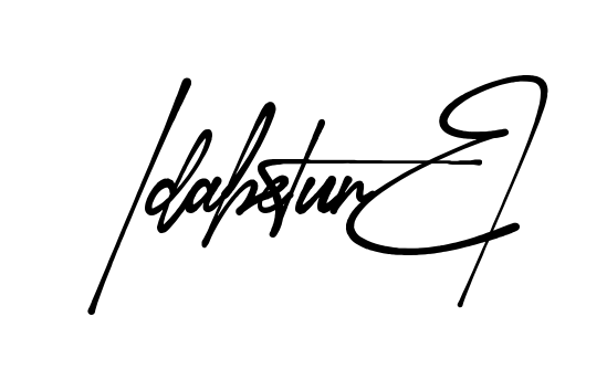 Idabell Signature signature without background preview