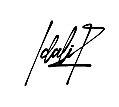 Idaliz signature without background preview