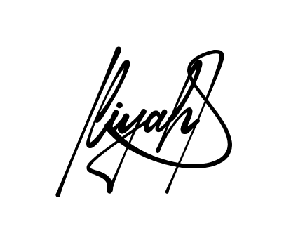 Iliyah S signature without background preview