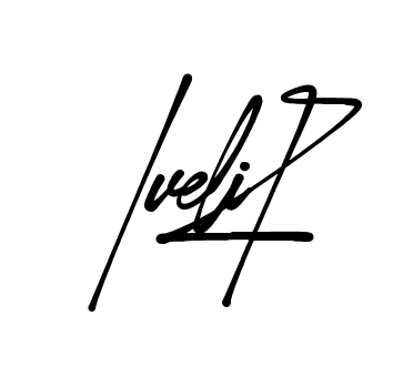 Iveliz signature without background preview