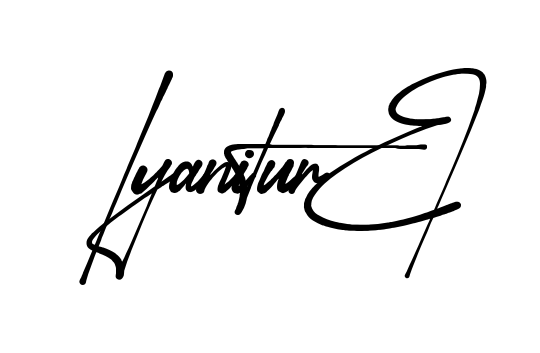 Iyania Signature signature without background preview