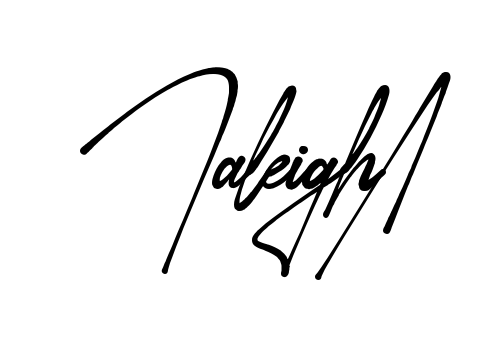 Jaleigha signature without background preview