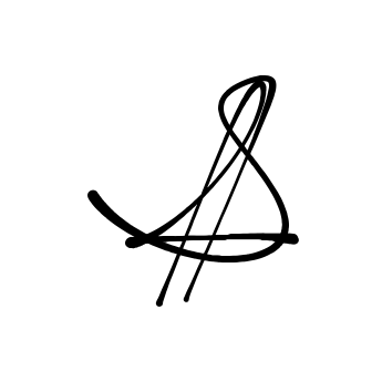 L S signature without background preview