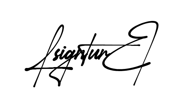 L Signature signature without background preview