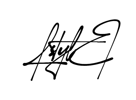 L Style signature without background preview