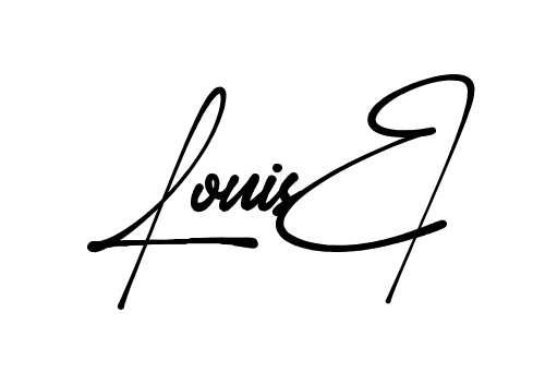 Louise signature without background preview