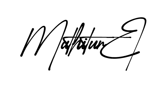 Mathis Signature signature without background preview