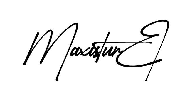 Maxi Signature signature without background preview