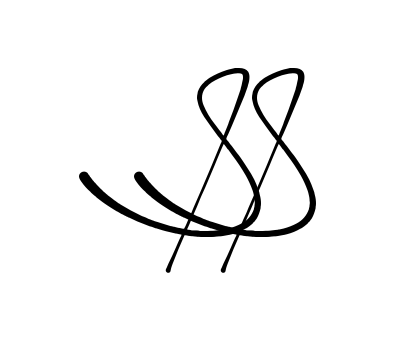 S S signature without background preview