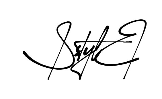 S Style signature without background preview