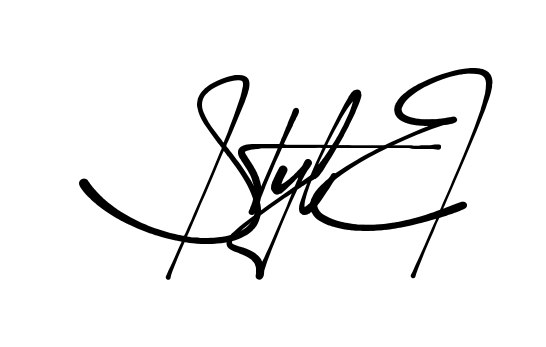 Style signature without background preview
