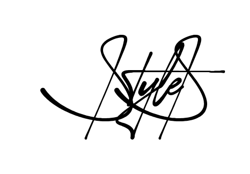 Style S signature without background preview