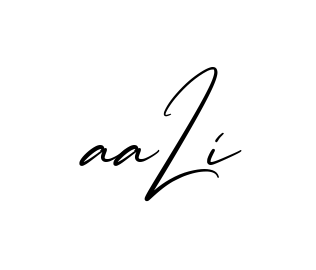 A Ali creative signature style in English