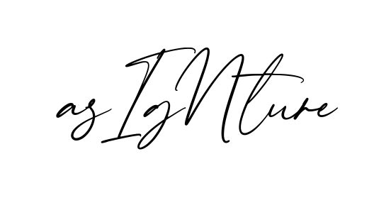 A Signature creative signature style in English