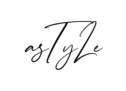 A Style creative signature style in English