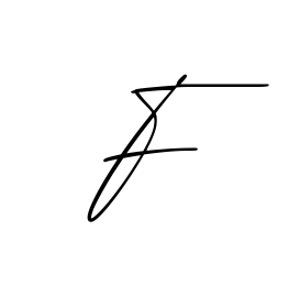 F creative signature style in English