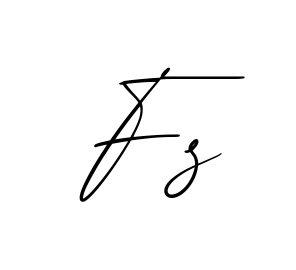 F S creative signature style in English