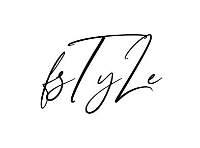 F Style creative signature style in English