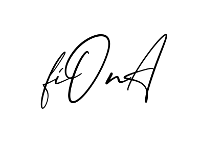 Fiona creative signature style in English