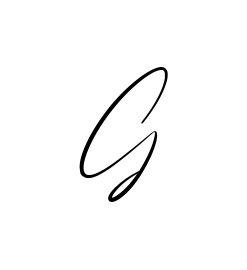 G creative signature style in English