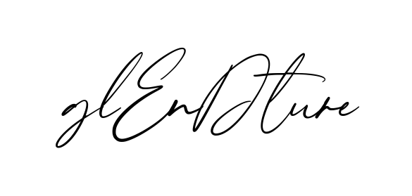 Glenda Signature creative signature style in English