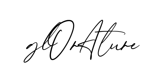 Glora Signature creative signature style in English