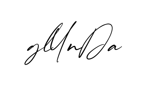 Glynda creative signature style in English