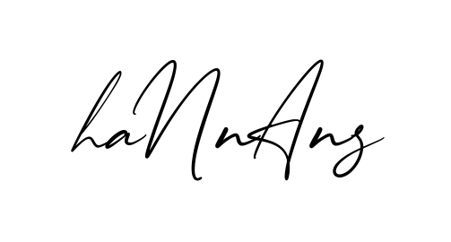 Hannan S creative signature style in English