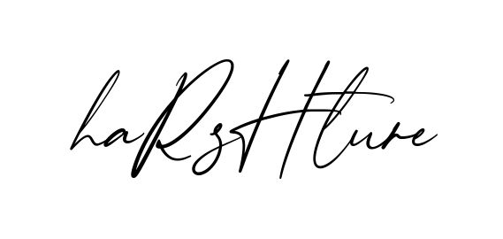 Harshini Signature creative signature style in English