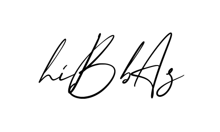 Hibba S creative signature style in English