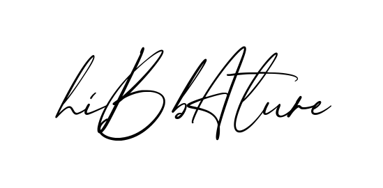 Hibba Signature creative signature style in English