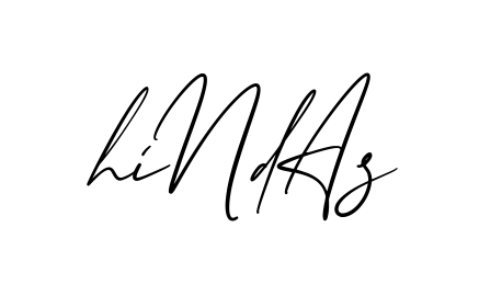 Hinda S creative signature style in English