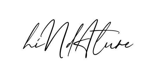 Hinda Signature creative signature style in English