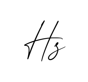 Hs creative signature style in English